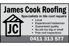 Logo for JAMES COOK ROOFING Logo for JAMES COOK ROOFING