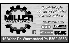 Logo for Miller Motosports Logo for Miller Motosports